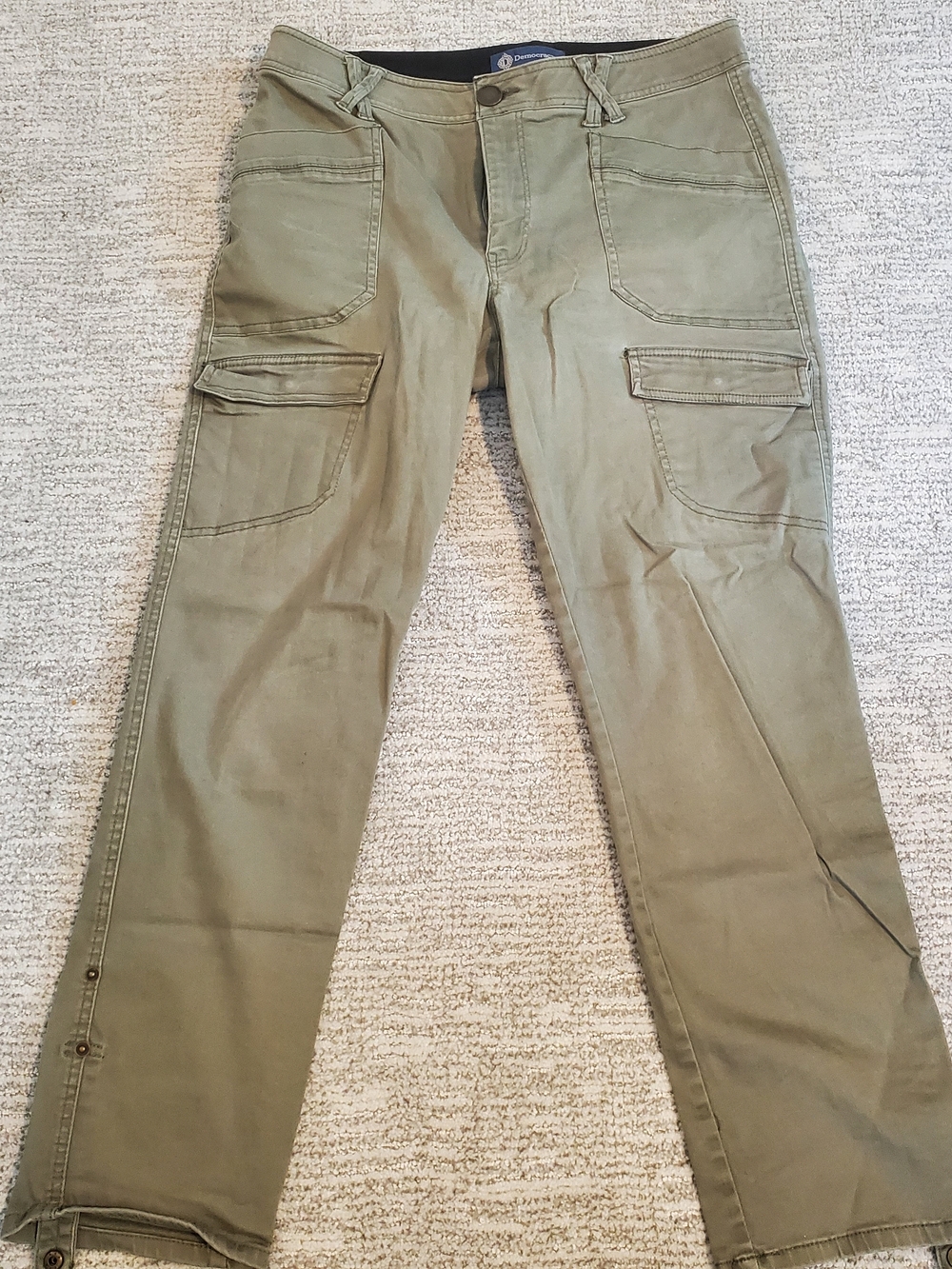 Democracy Absolution Cargo Utility Pants with Roll Up Hem